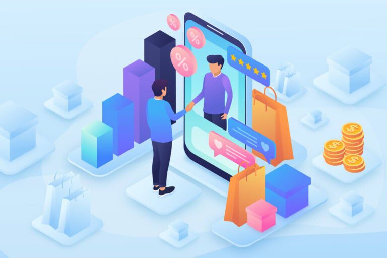 Chatbot interacting with customer on eCommerce site