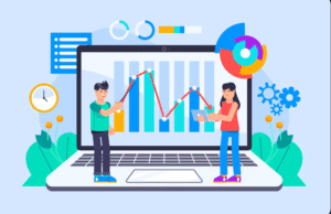 Campaign tracking dashboard with analytics data