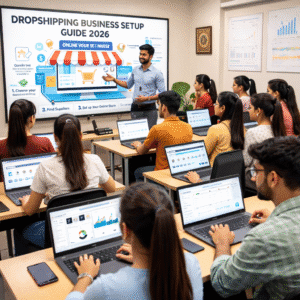 Dropshipping business setup guide for students in Chandigarh 2026