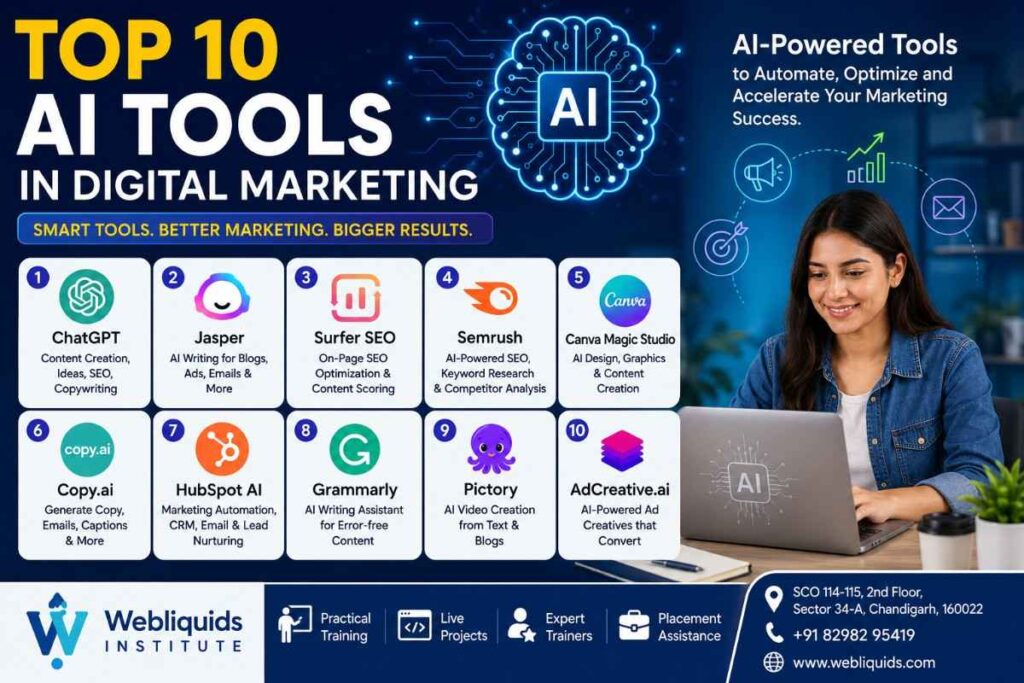 Best AI tools for digital marketers and SEO professionals