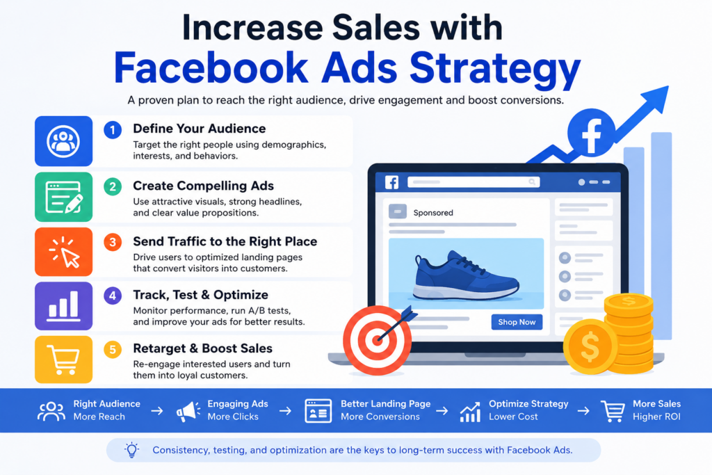 Increase sales with Facebook ads strategy