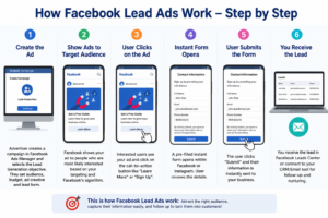 How Facebook Lead Ads Work step by step