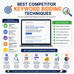 Best competitor keyword bidding techniques