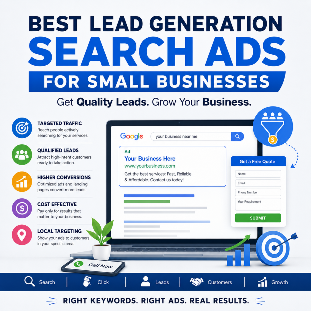 Best lead generation search ads for small businesses