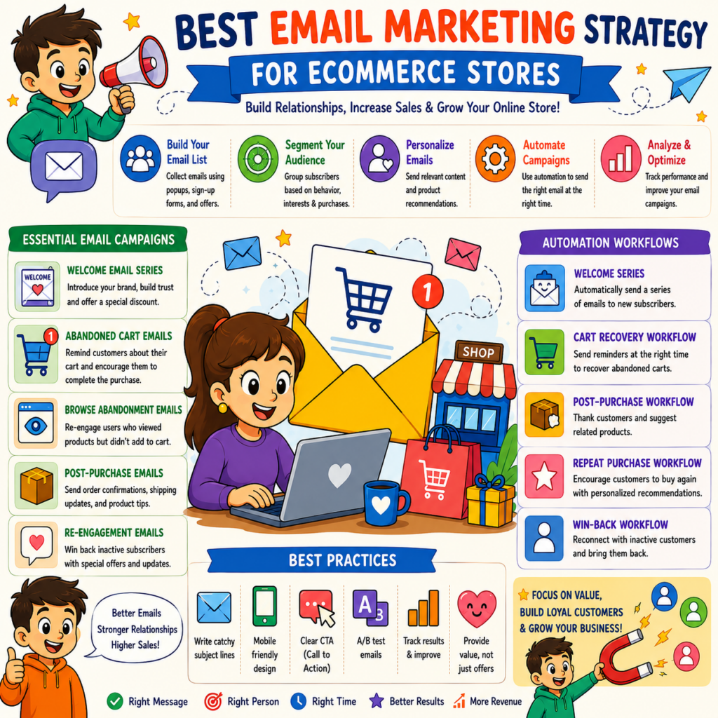Best email marketing strategy for ecommerce stores
