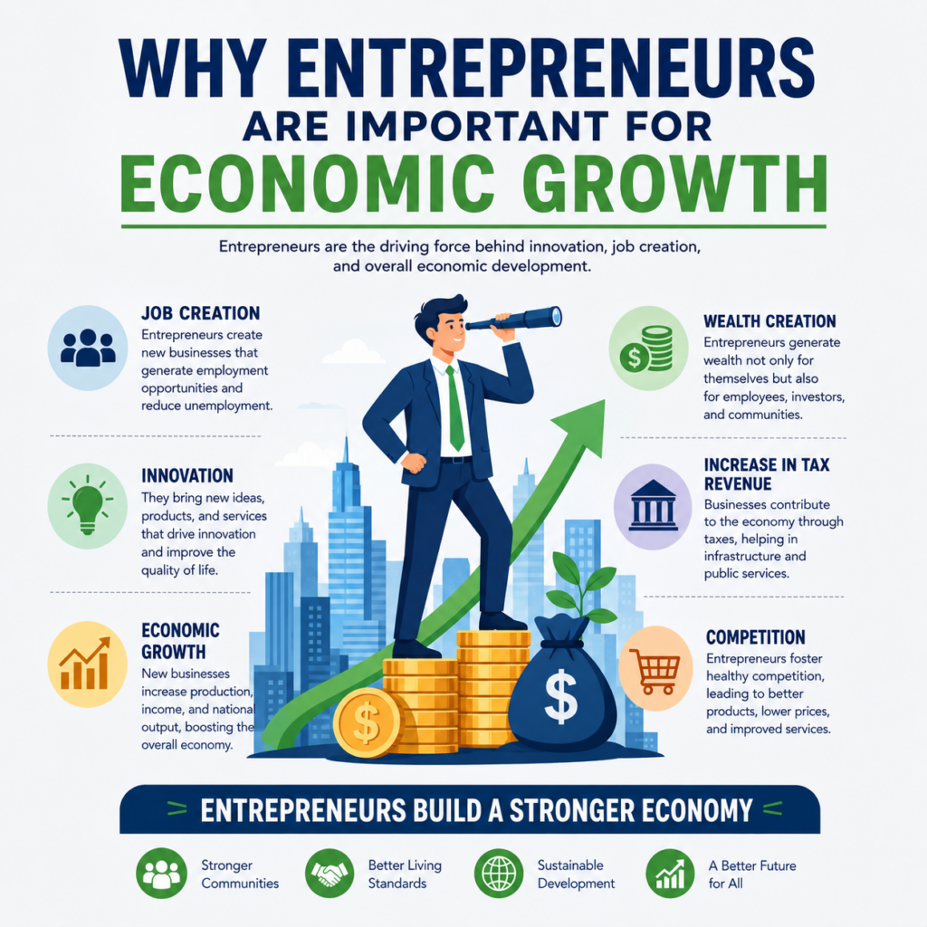 Why entrepreneurs are important for economic growth