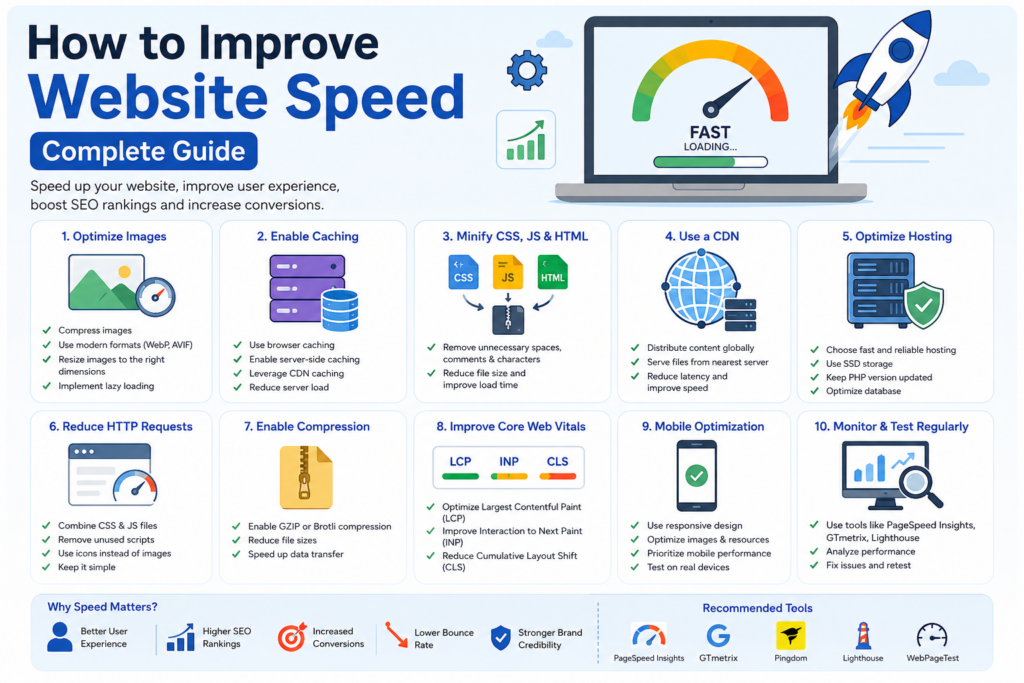 How to improve website speed guide