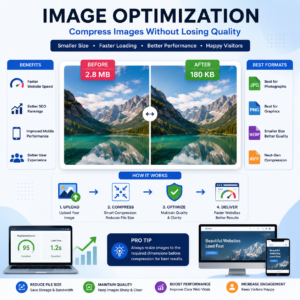 How to Compress Images Without Losing Quality – Image Optimization Techniques for Faster Websites and Better SEO