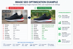 Image SEO optimization example