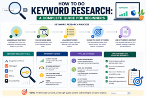 Keyword research process for SEO beginners