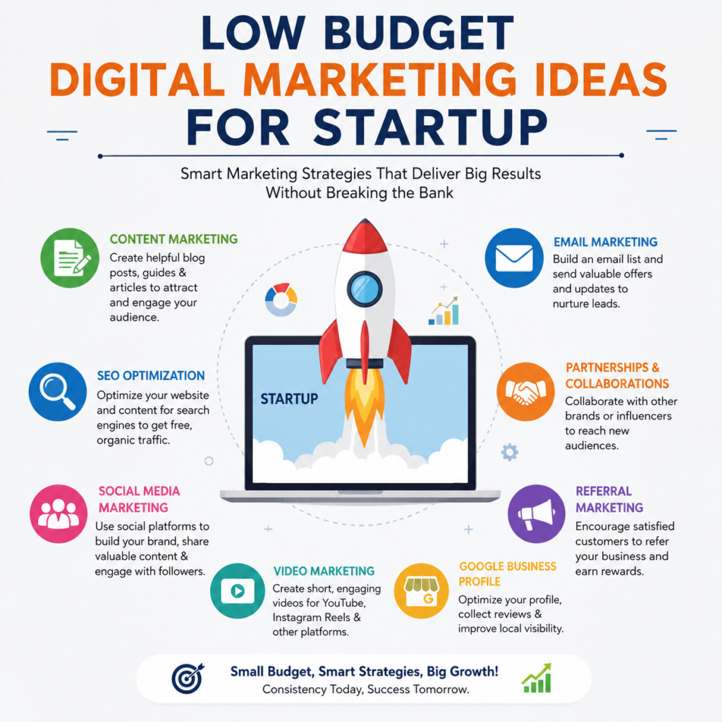 low budget digital marketing ideas for startup
