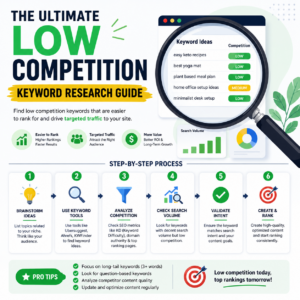 Low competition keyword research guide