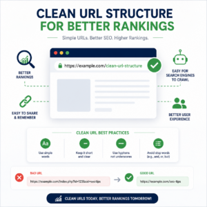 Clean URL structure for better rankings
